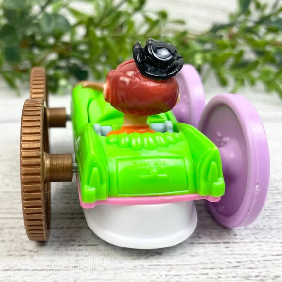 Vintage 1990 Warner Bros. Kids Meal Tiny Toons Two Sided Soap Box Derby Toy - Picture 5 of 9